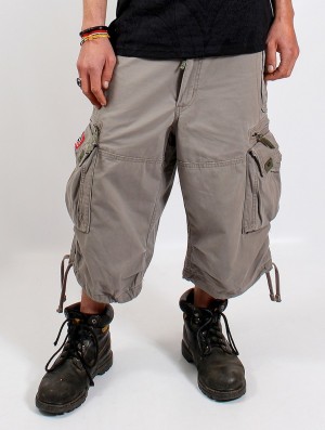 Toonzshop 3/4 Molecule Cargo Pants 45056 Nadrág Férfi Szürke | XZALFYS-25