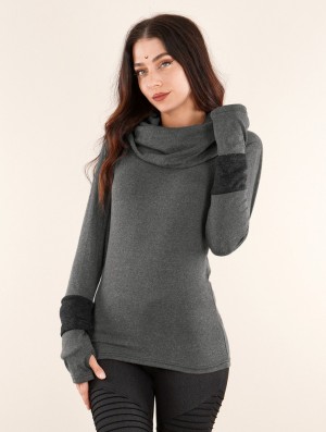 Toonzshop Chayan Sweatshirt Pulóver Női Szürke | UGVEWJD-03