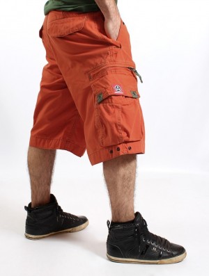 Toonzshop Molecule Cargo Shorts 45020 Rövidnadrág Férfi Narancssárga | IZYLFVU-19