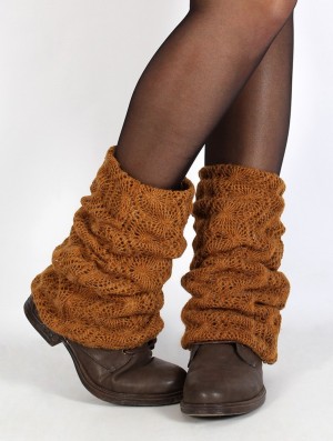 Toonzshop Naïlae Crochet Legwarmers Legwarmer Női Rusty | ICULRGP-23