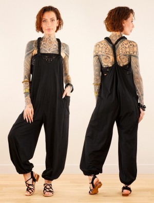 Toonzshop Sampatti Harem Pant Overalls Nadrág Női Fekete | EAVBPDU-05