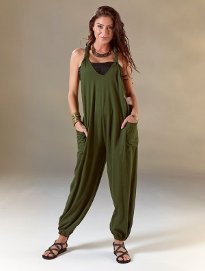 Toonzshop Sampatti Harem Pant Overalls Nadrág Női Zöld | LCKYBDG-12