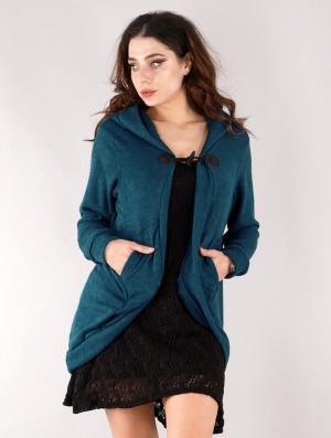 Toonzshop Thin Shandili Cardigan Kardigán Női Kék | FCSUXLK-92