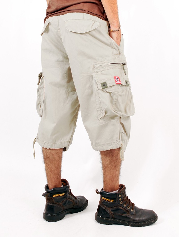 Toonzshop 3/4 Molecule Cargo Pants 45056 Nadrág Férfi Bézs | TPXZIOD-20