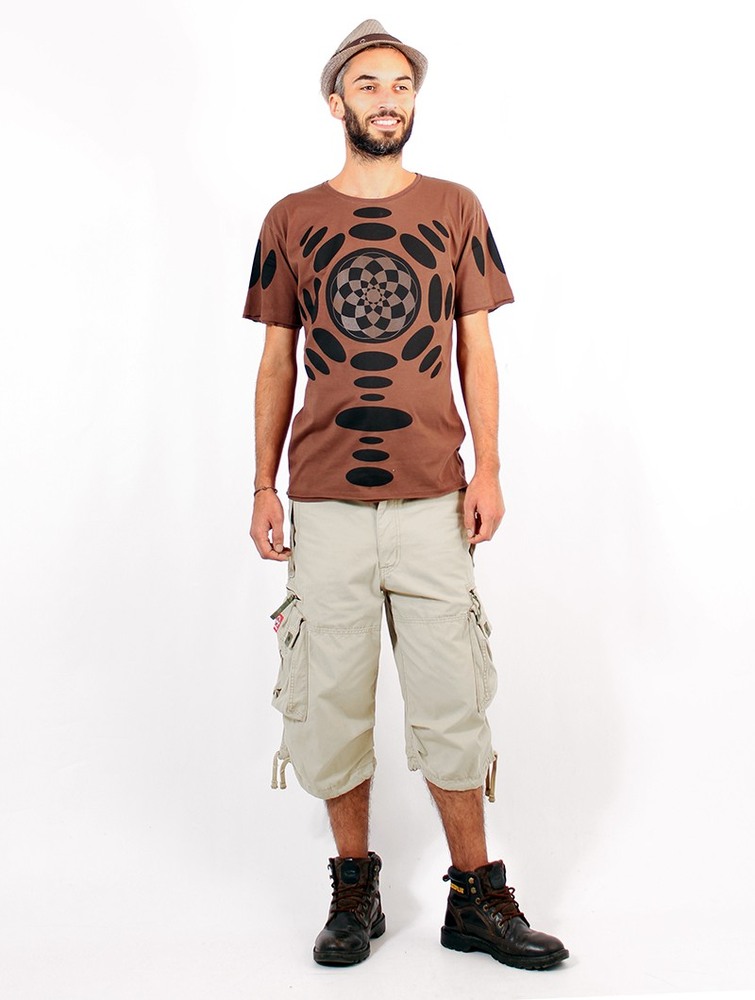 Toonzshop 3/4 Molecule Cargo Pants 45056 Nadrág Férfi Bézs | TPXZIOD-20