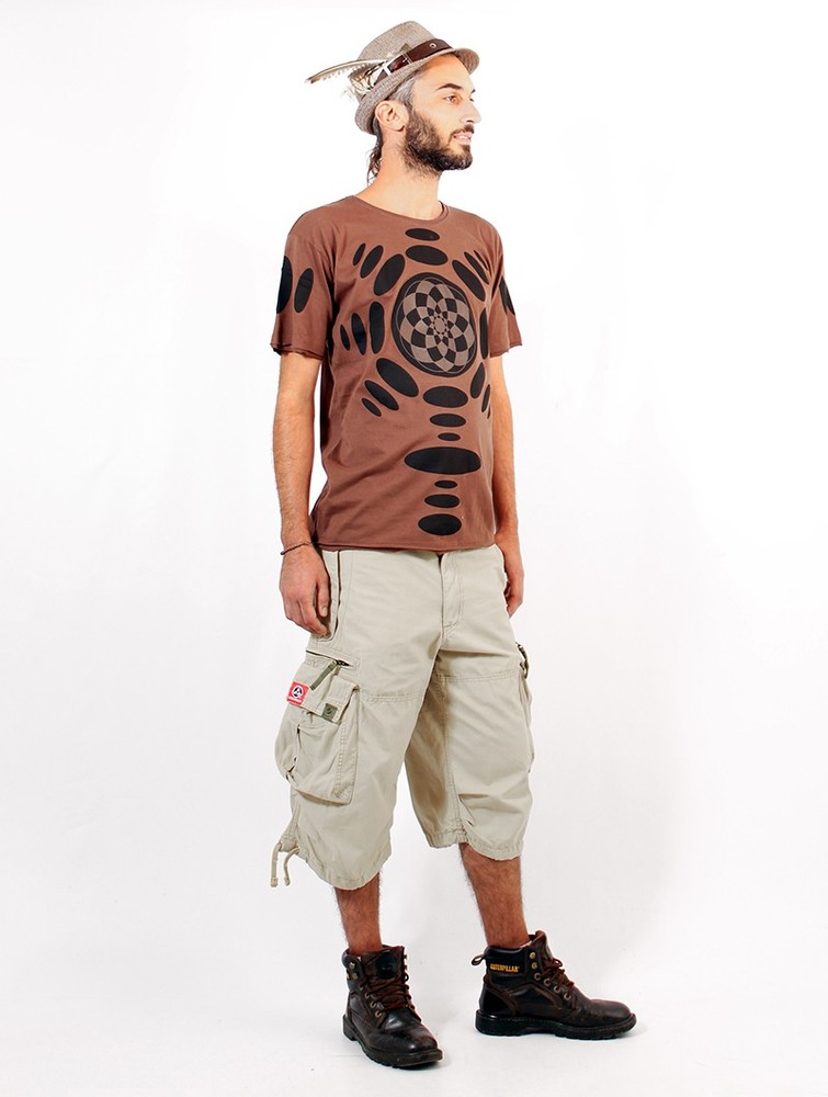 Toonzshop 3/4 Molecule Cargo Pants 45056 Nadrág Férfi Bézs | TPXZIOD-20