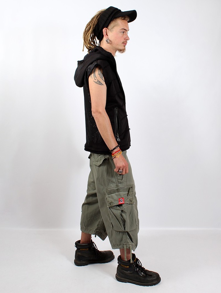 Toonzshop 3/4 Molecule Cargo Pants 45056 Nadrág Férfi Zöld | NJFVRAY-19