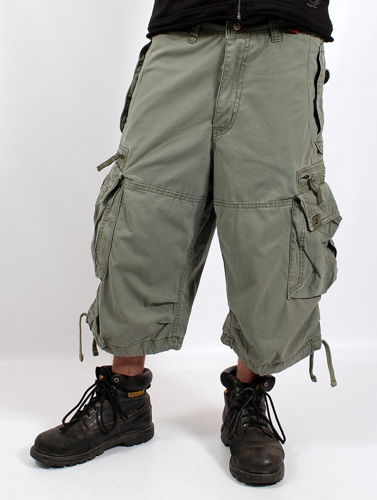 Toonzshop 3/4 Molecule Cargo Pants 45056 Nadrág Férfi Zöld | NJFVRAY-19