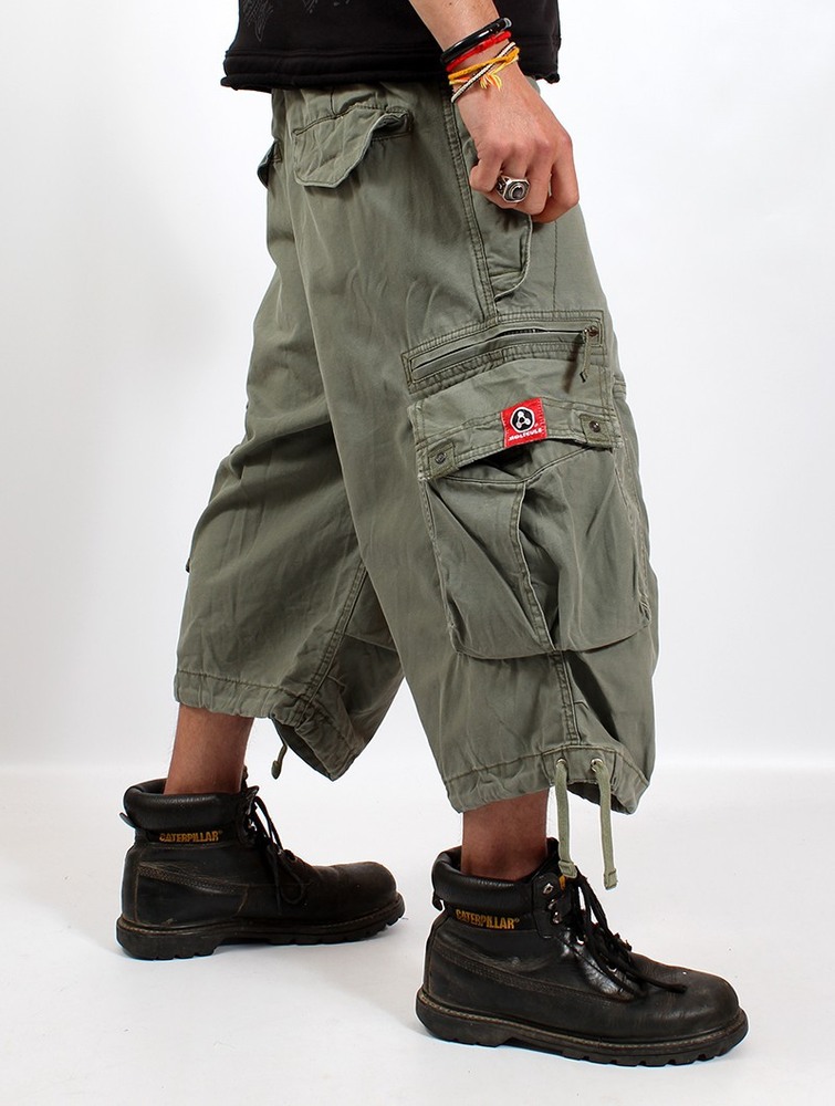 Toonzshop 3/4 Molecule Cargo Pants 45056 Nadrág Férfi Zöld | NJFVRAY-19