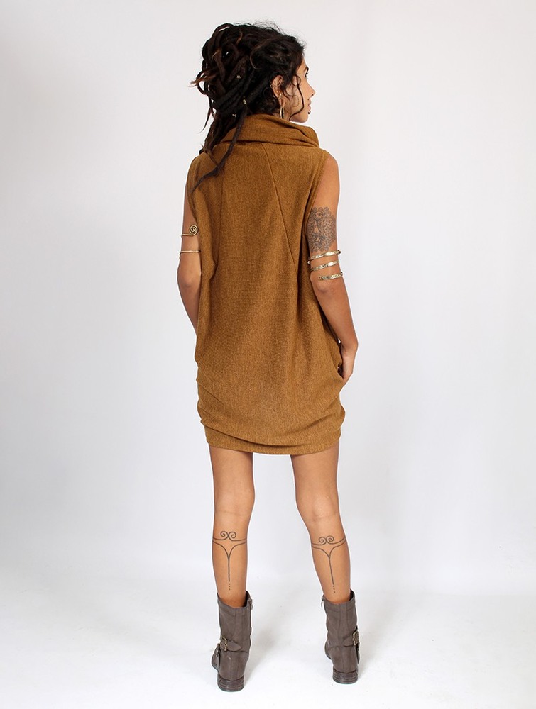 Toonzshop Amala Sleeveless Thin Pullover Pulóver Női Rusty | OQIXATN-72