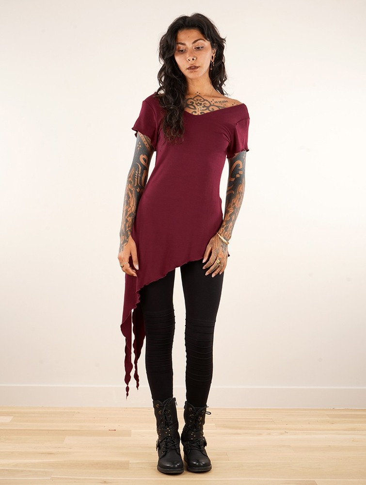 Toonzshop Avataran Tunic Felsők Női Wine | HKBSAXT-82