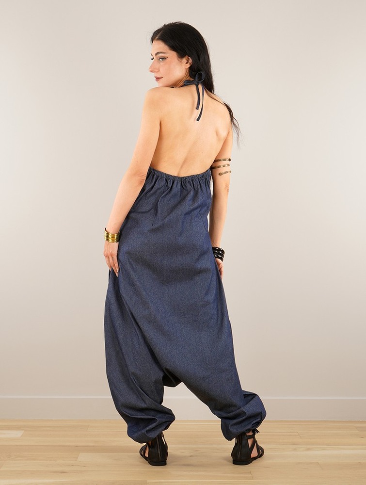 Toonzshop Ayush Harem Pant Overalls Nadrág Női Denim | CNSGBAU-57