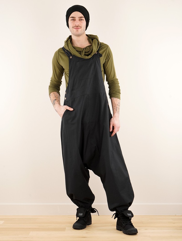 Toonzshop Bhakta Harem Pant Overalls Nadrág Női Fekete | TXWSQGL-18