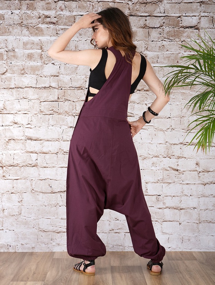 Toonzshop Bhakta Harem Pant Overalls Nadrág Női Wine | NQLETOV-75