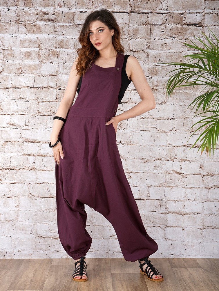 Toonzshop Bhakta Harem Pant Overalls Nadrág Női Wine | NQLETOV-75