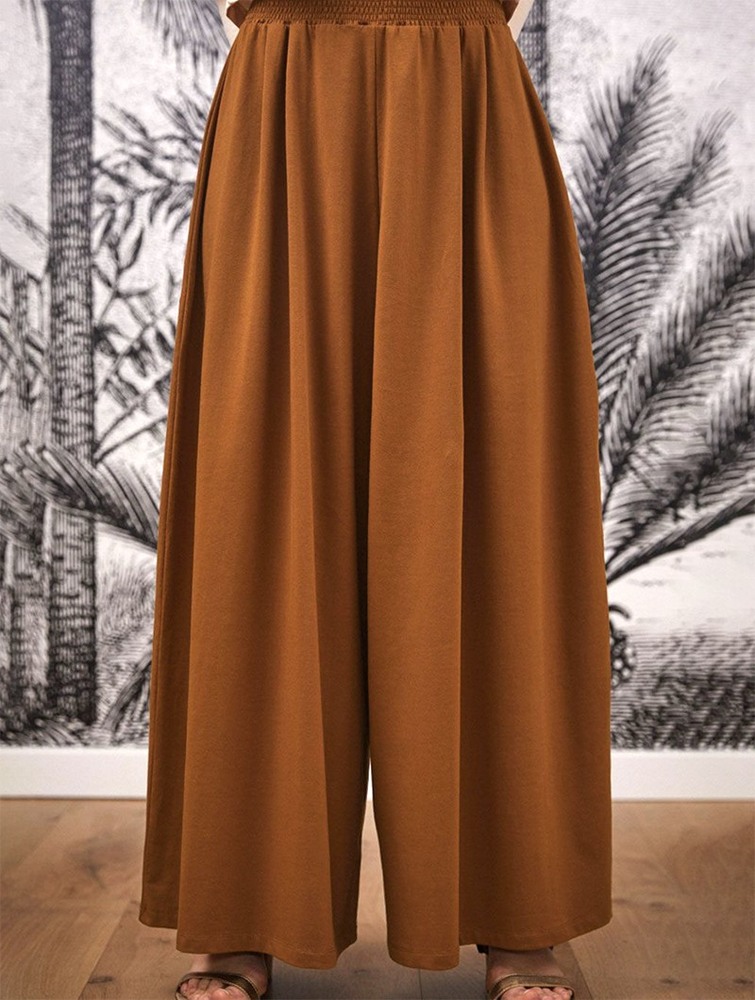 Toonzshop Booh Flared Loose Pants Nadrág Női Ochre | WVLMFBP-27