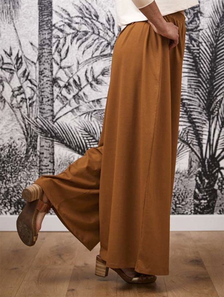 Toonzshop Booh Flared Loose Pants Nadrág Női Ochre | WVLMFBP-27