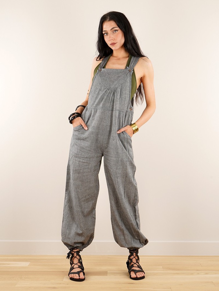 Toonzshop Kamakura Strappy Jumpsuit Jumpsuit Női Szürke | GXRTCME-23