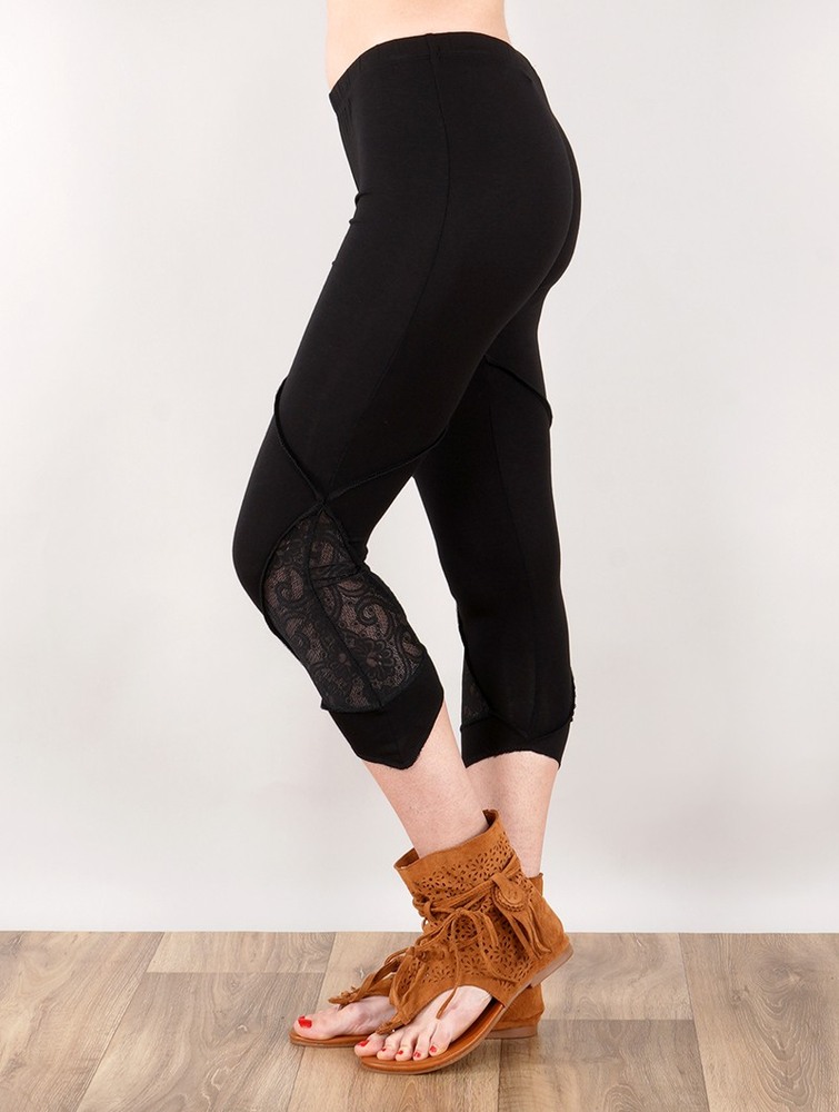 Toonzshop Keiji Leggings Leggings Női Fekete | PUVMLEK-38