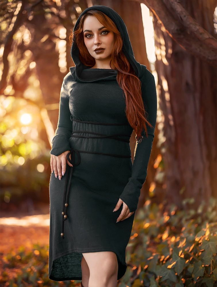 Toonzshop Käliskä Sweater Dress Ruha Női Kék Fekete | PKBWRVG-09