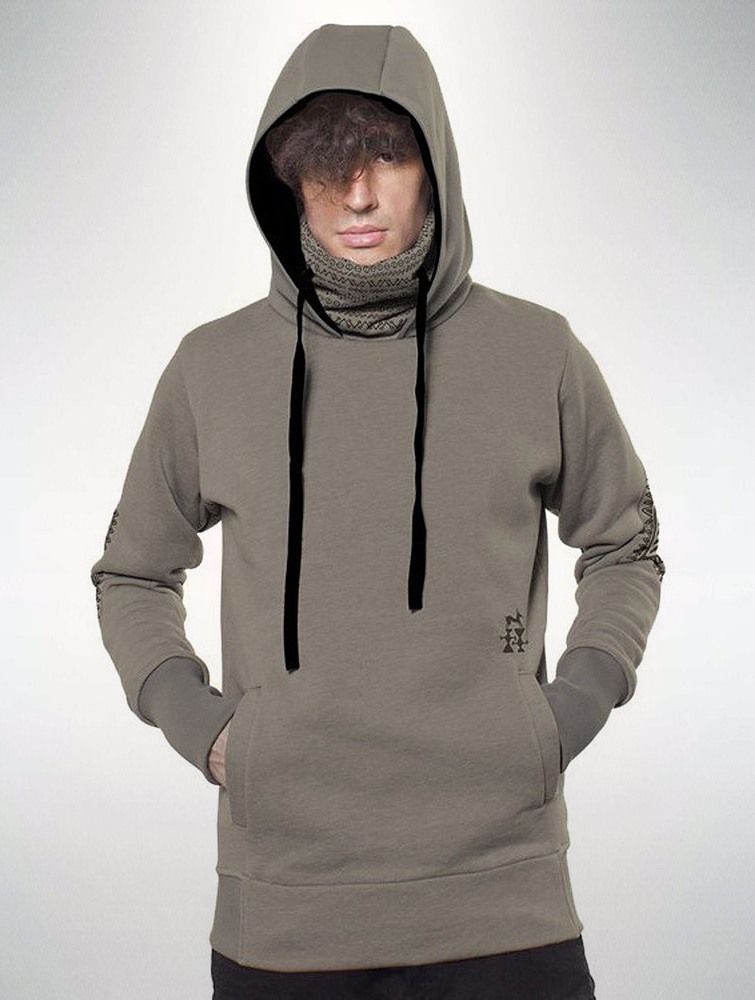 Toonzshop Lappi Hoodie Kapucnis Pulóver Férfi Bézs | ENPXOMQ-47