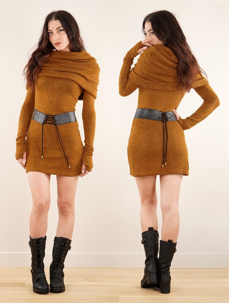 Toonzshop Mantra Sweater Dress Ruha Női Rusty | VEHPOYL-54