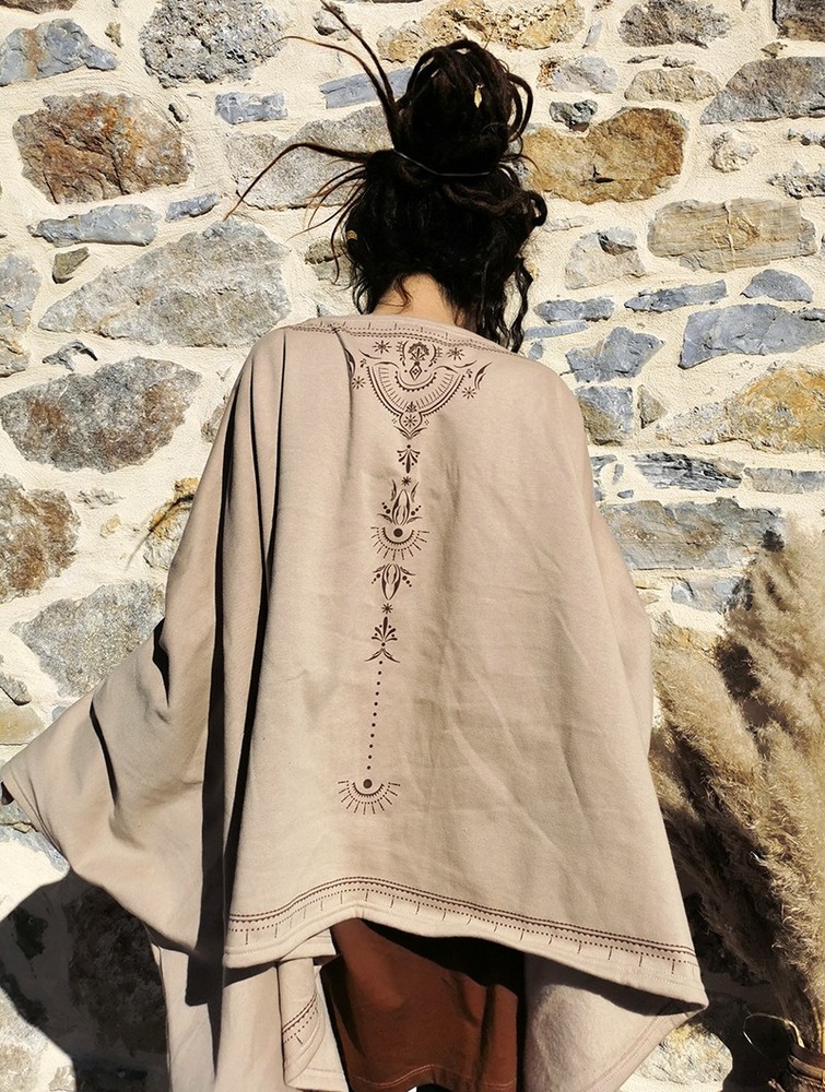 Toonzshop Melian Zohraa Kimono Jacket Kabát Női Bézs | IPLAHFX-08