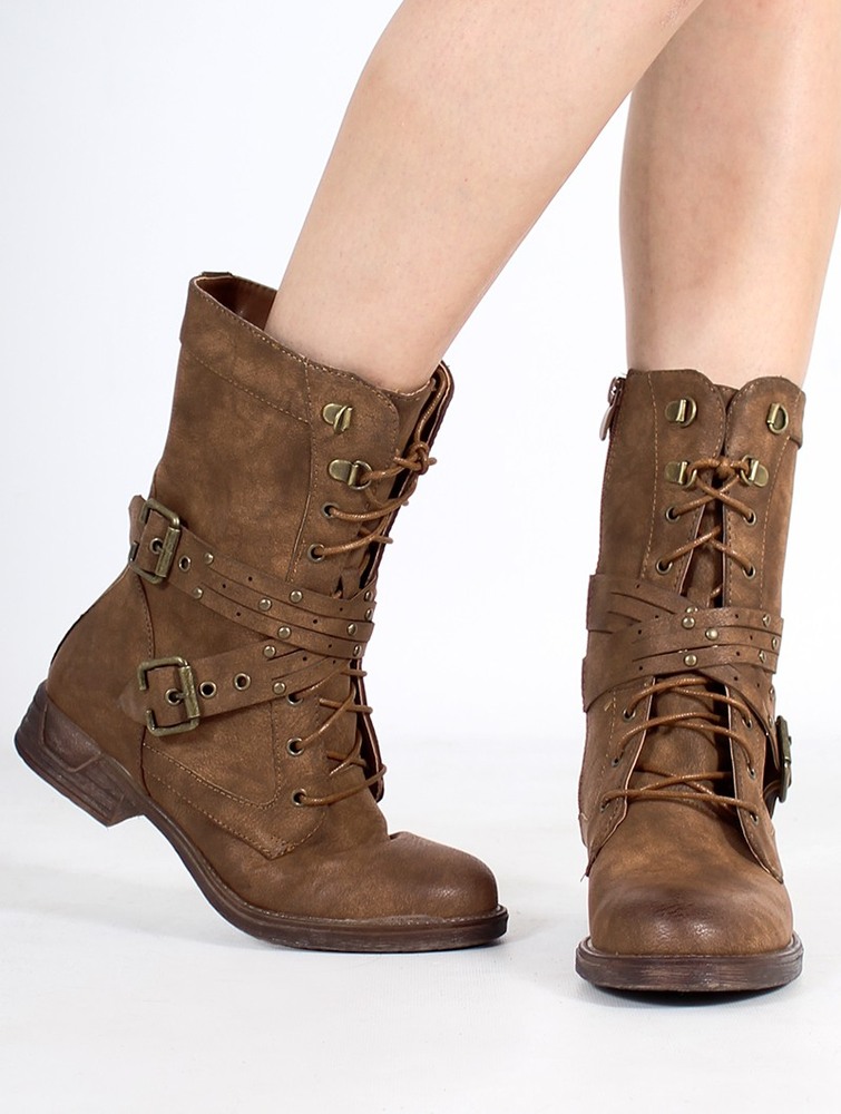 Toonzshop Menaka Boots Csizma Női Barna | PXFVONJ-90