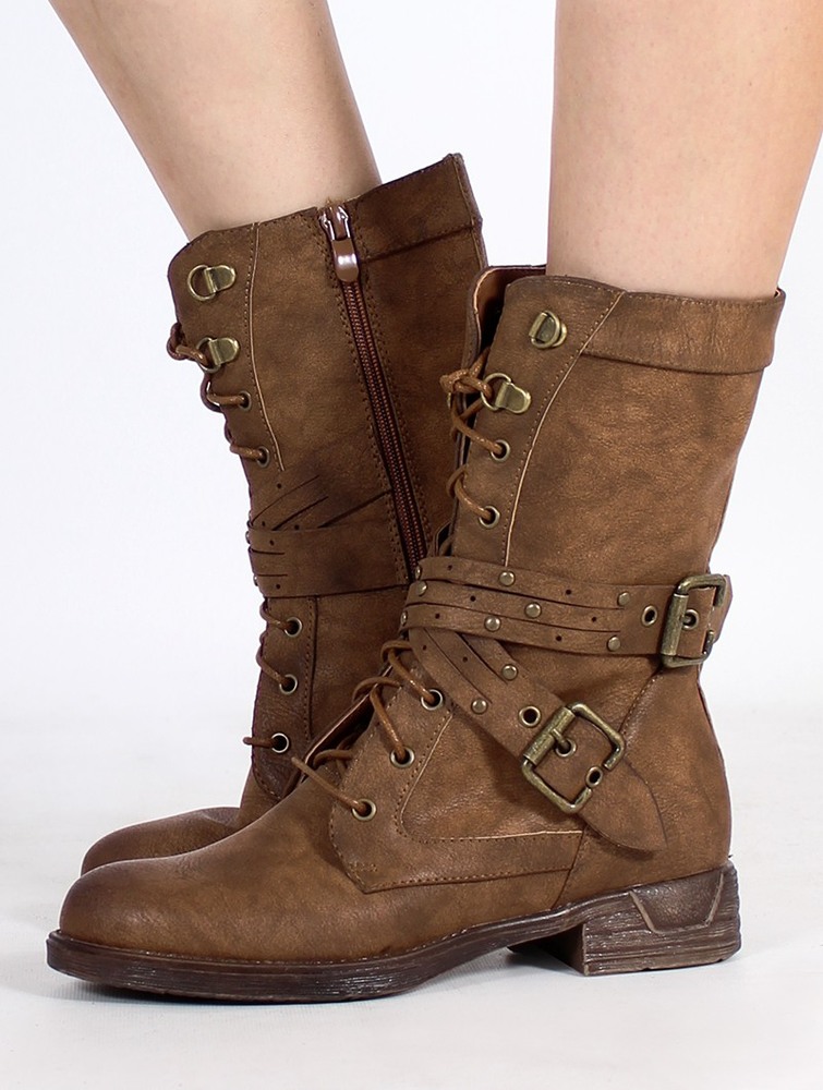 Toonzshop Menaka Boots Csizma Női Barna | PXFVONJ-90