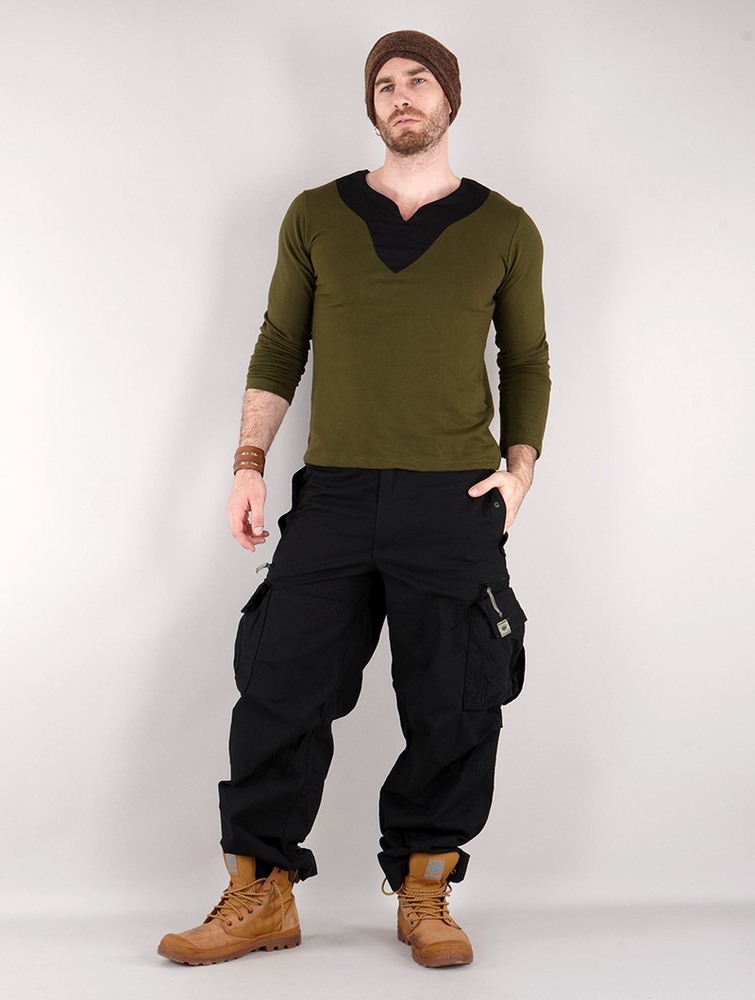 Toonzshop Molecule Cargo Pants 45019 Nadrág Férfi Fekete | QUPDYLI-27