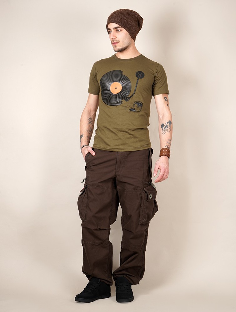 Toonzshop Molecule Cargo Pants 45019 Nadrág Férfi Barna | DCMGFHA-13