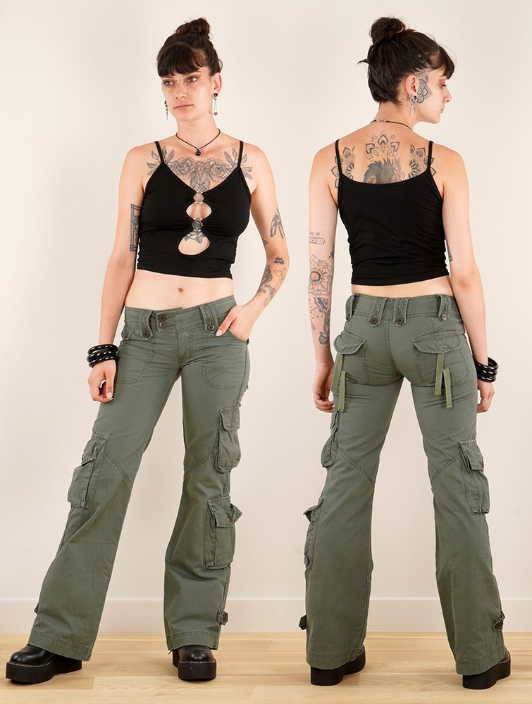 Toonzshop Molecule Cargo Pants 45062 Nadrág Női Zöld | GFQASYX-10