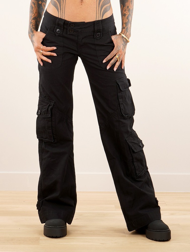 Toonzshop Molecule Cargo Pants 45062 Nadrág Női Fekete | LJXIZSO-13