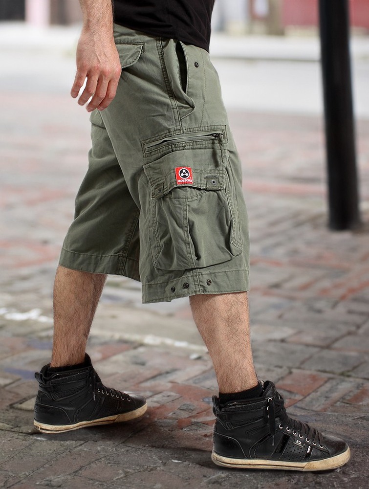 Toonzshop Molecule Cargo Shorts 45020 Rövidnadrág Férfi Zöld | XFEIRMU-48