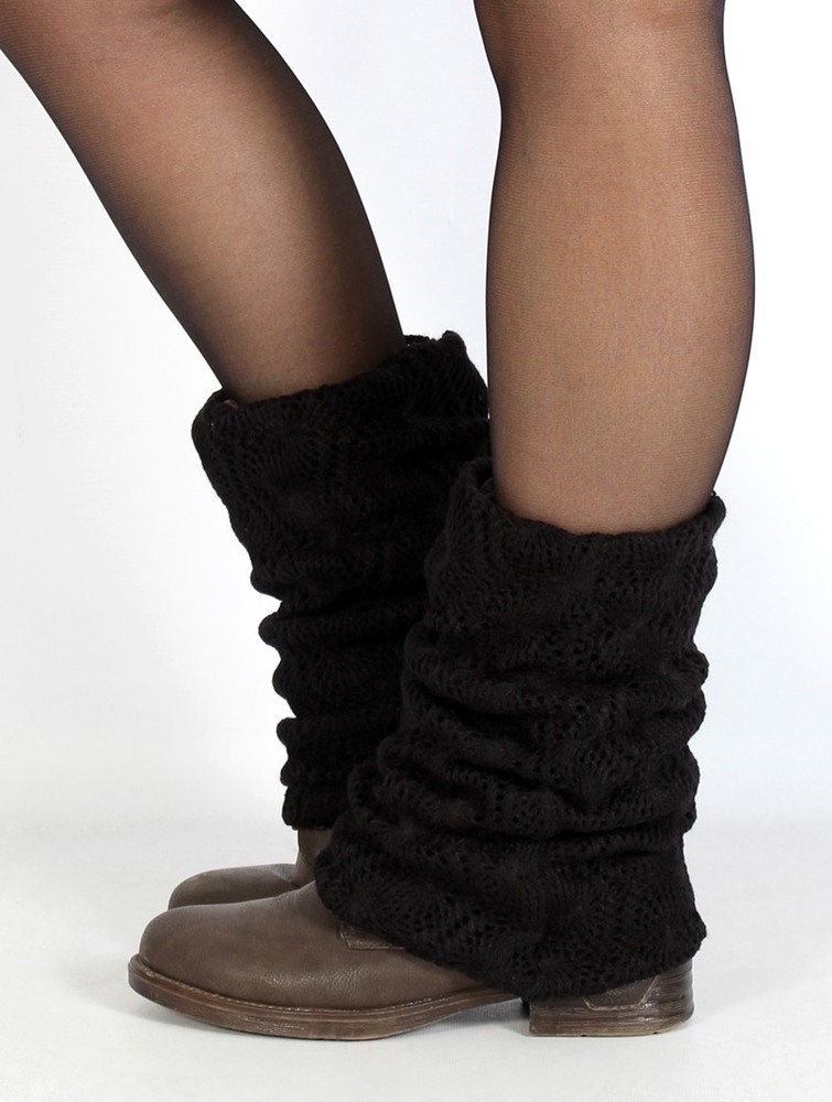 Toonzshop Naïlae Crochet Legwarmers Legwarmer Női Fekete | ULJCFRH-16