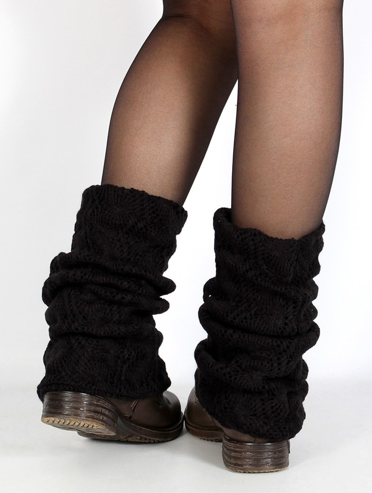 Toonzshop Naïlae Crochet Legwarmers Legwarmer Női Fekete | ULJCFRH-16