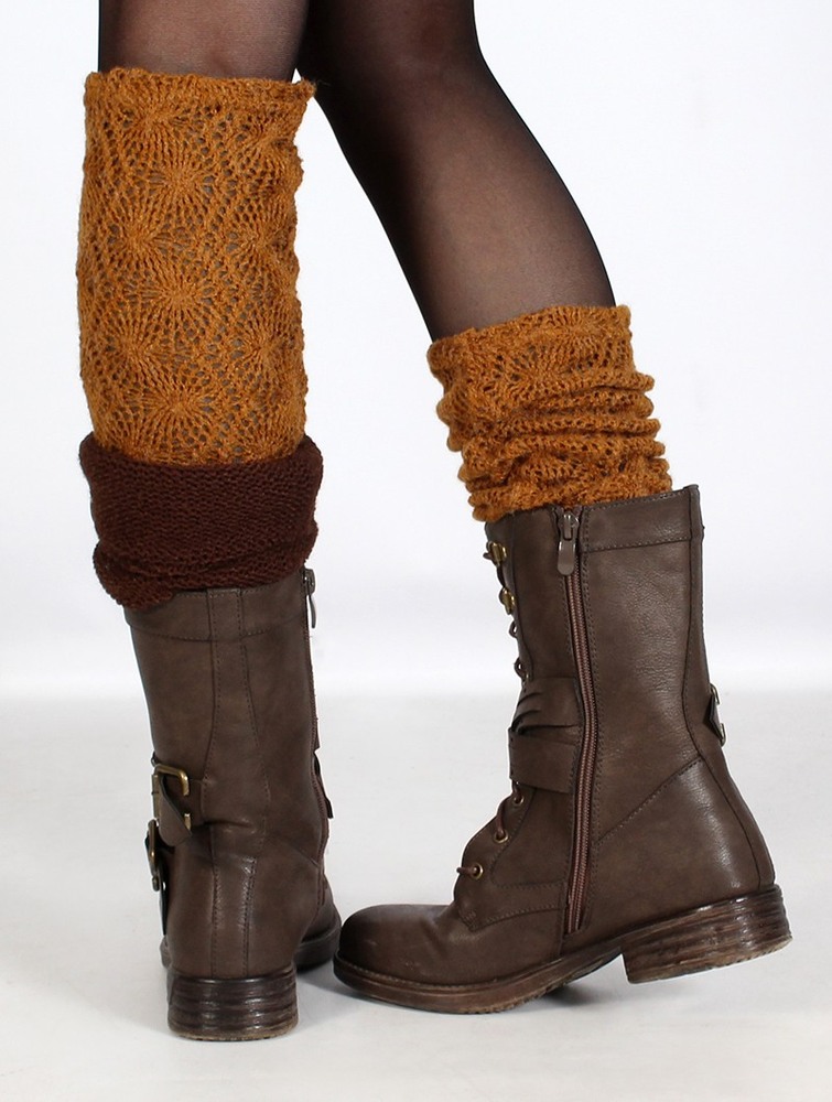 Toonzshop Naïlo Crochet Legwarmer Legwarmer Női Rusty | GNLCYUX-26