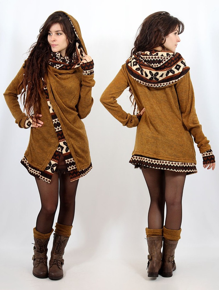 Toonzshop Namkha Yakut Cardigan Kardigán Női Rusty | POMSWZF-43