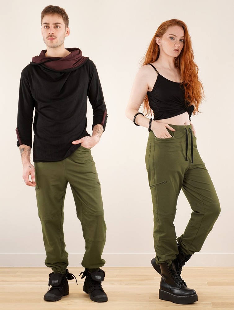 Toonzshop Narayan Gender Neutral Joggers Jogger Nadrág Női Zöld | FSQBNDG-10