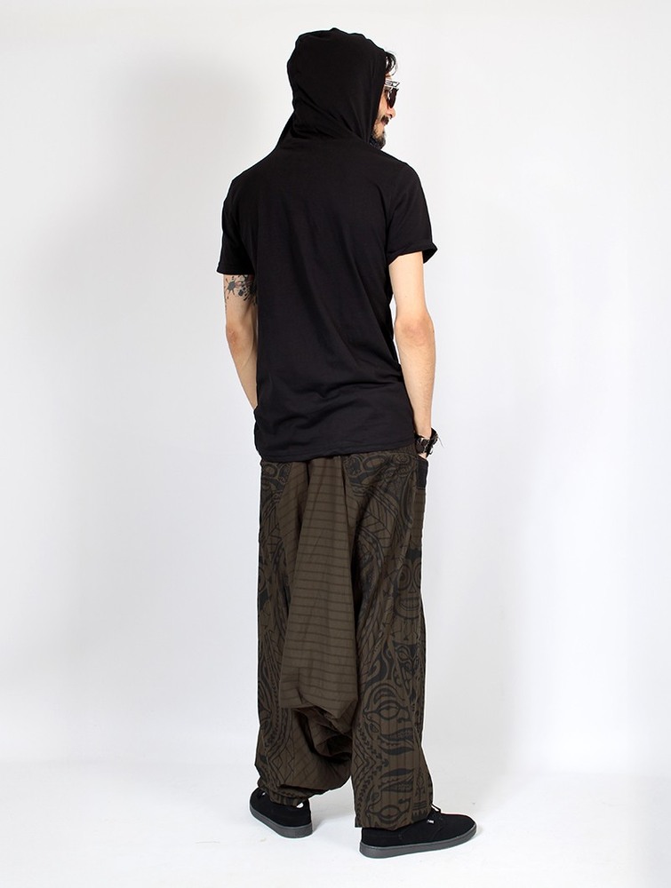 Toonzshop Necka Gender Neutral Harem Pants Nadrág Férfi Zöld | VBXIGRE-74