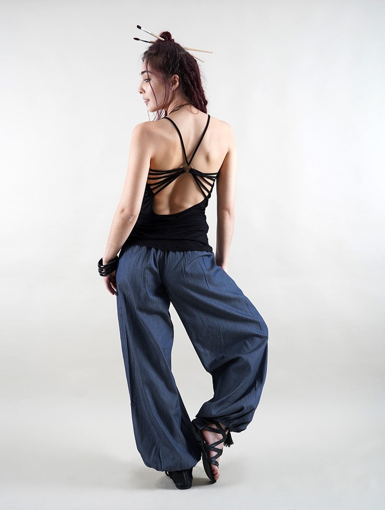 Toonzshop Nidana Balloon Harem Pant Nadrág Női Denim | PVAGHTW-54