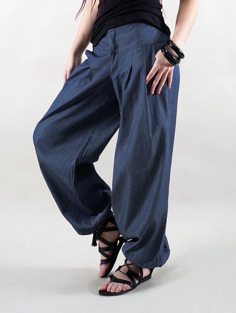 Toonzshop Nidana Balloon Harem Pant Nadrág Női Denim | PVAGHTW-54