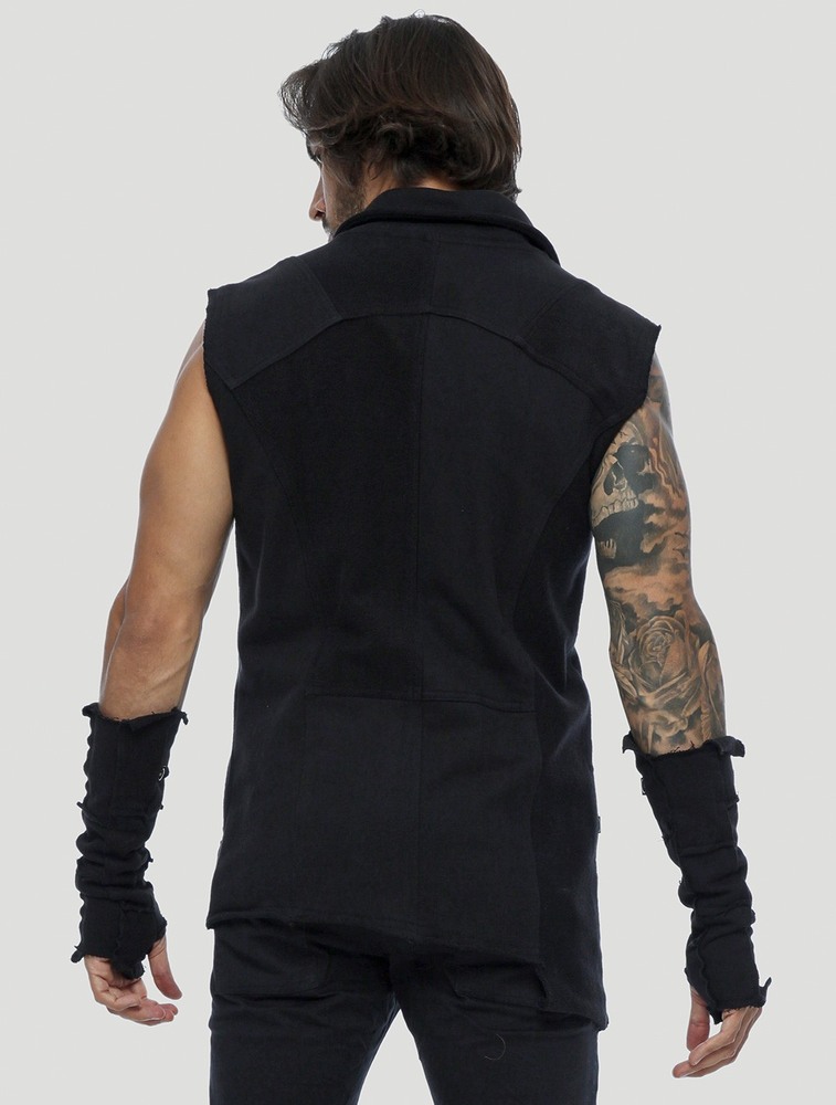 Toonzshop Off Sleeveless Vest Mellény Férfi Fekete | PCNZUAK-04