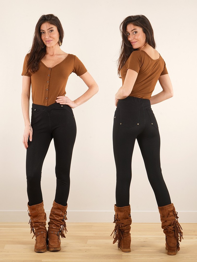 Toonzshop Rakshasa Buttoned Top Felsők Női Caramel | NCGDVJA-56