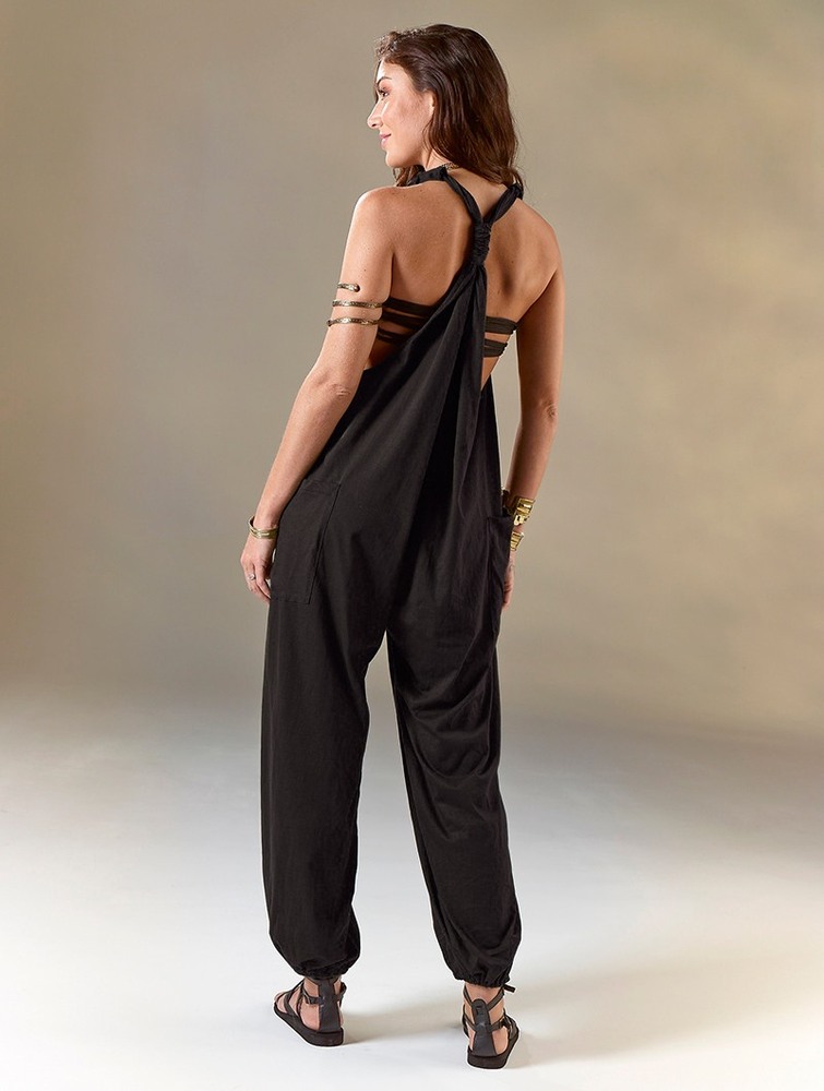 Toonzshop Sampatti Harem Pant Overalls Nadrág Női Fekete | EAVBPDU-05