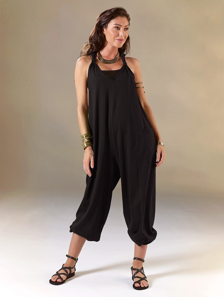 Toonzshop Sampatti Harem Pant Overalls Nadrág Női Fekete | EAVBPDU-05