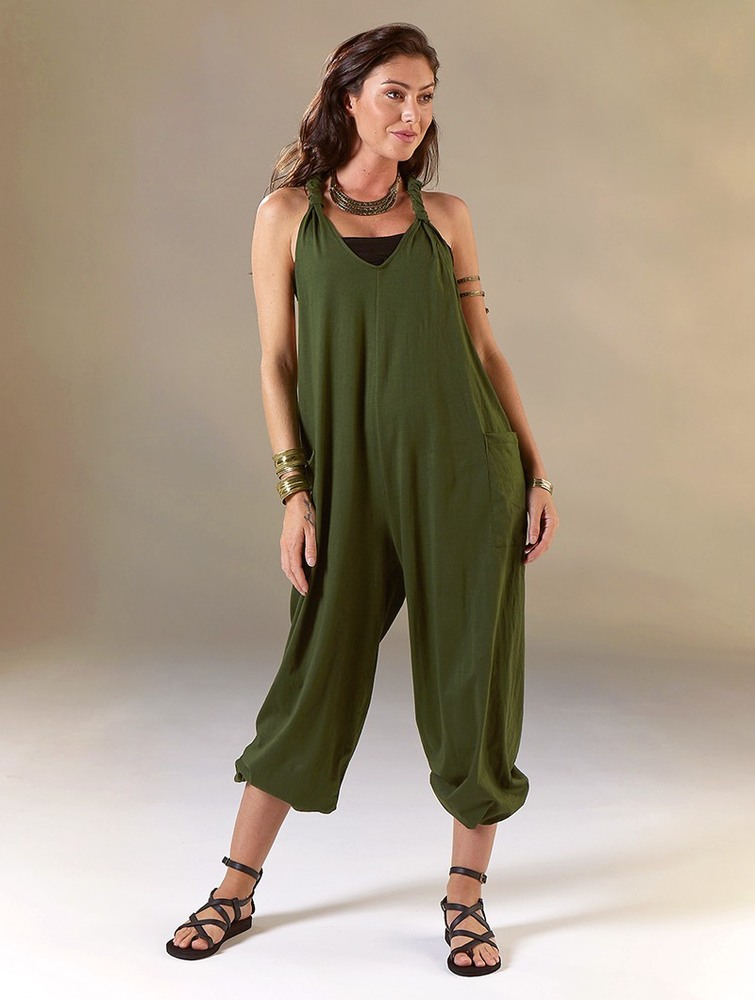 Toonzshop Sampatti Harem Pant Overalls Nadrág Női Zöld | LCKYBDG-12