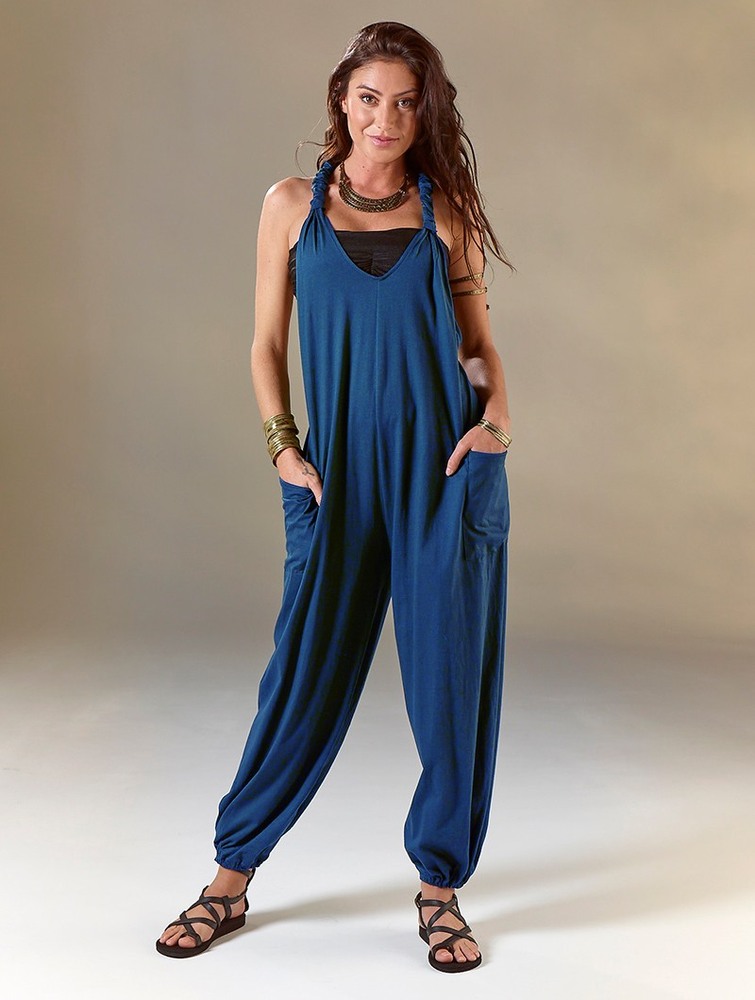 Toonzshop Sampatti Harem Pant Overalls Nadrág Női Kék | IEYUVOZ-54