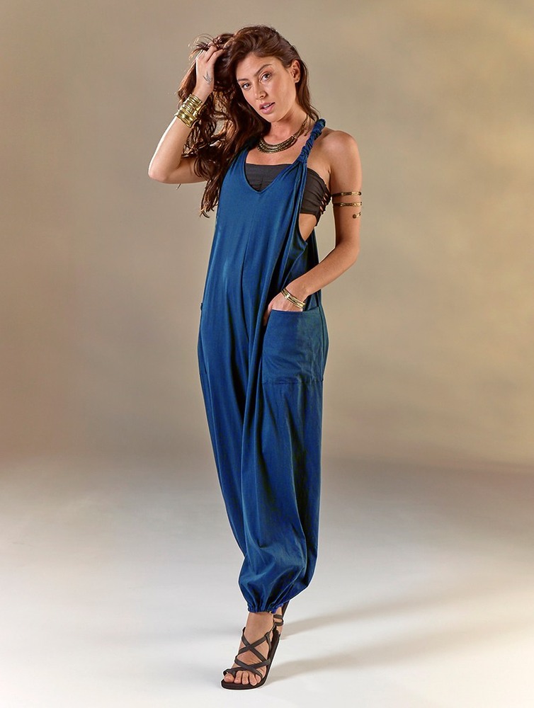 Toonzshop Sampatti Harem Pant Overalls Nadrág Női Kék | IEYUVOZ-54