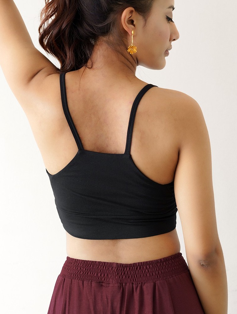 Toonzshop Sat Crop-top Bralette Melltartók Női Fekete | GPZEAFO-32